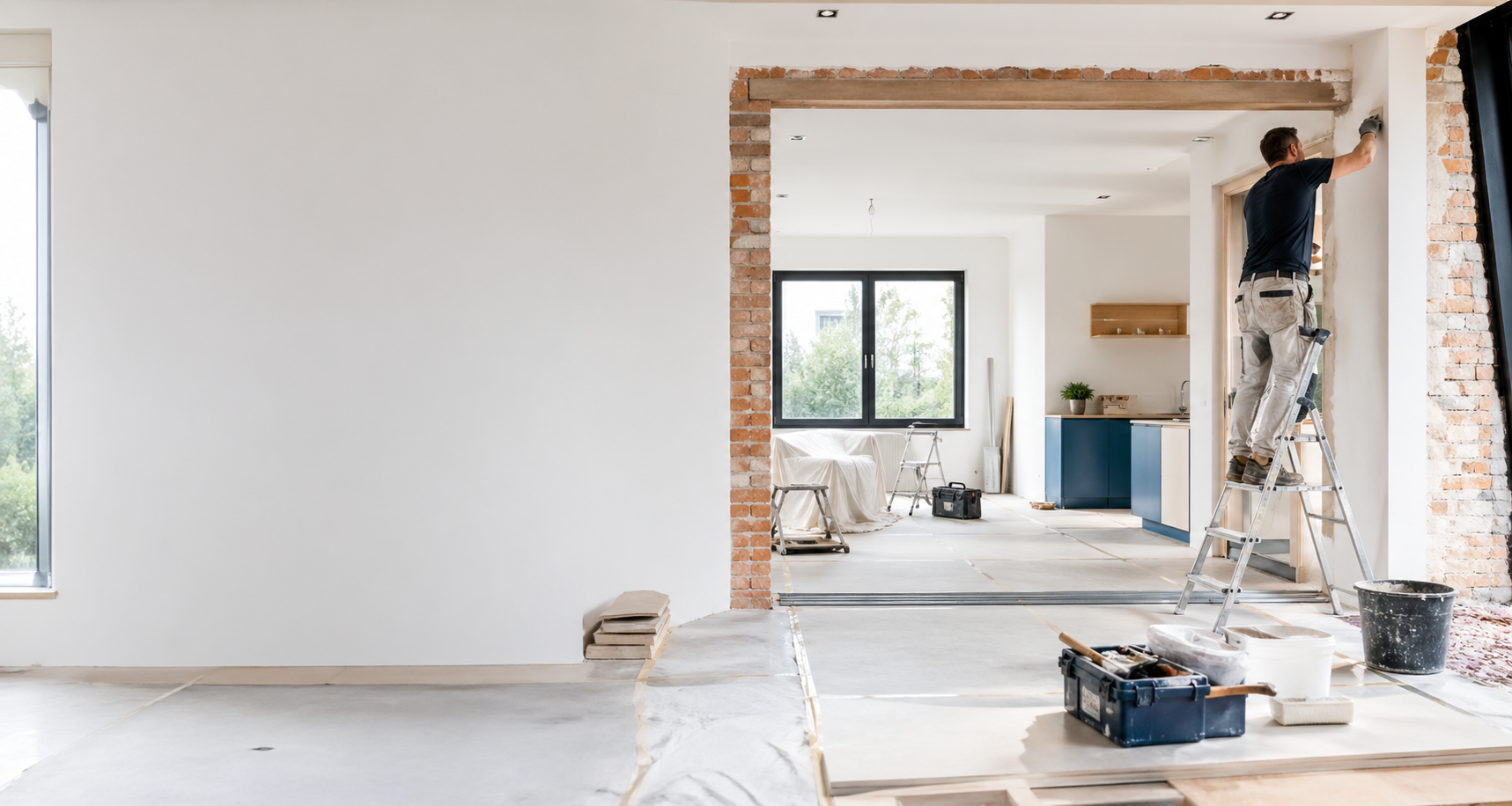 Nette renovatiewerf in een woning